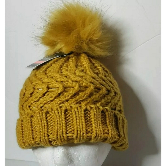 NEW! Westloop Knit Pom Cuff Beanie (Women Winter Hat Skull Cap & Gloves Set). - Picture 4 of 14